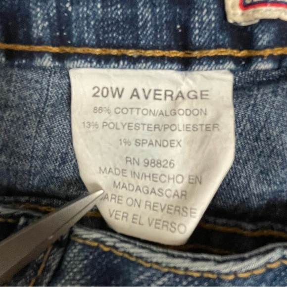 Faded Glory Denim Jeans Stretch Bootcut Dark Wash Women’s Size 20W Average - Picture 12 of 13